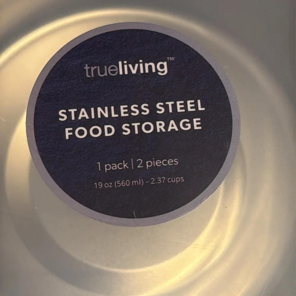 Round Stainless steel food storage